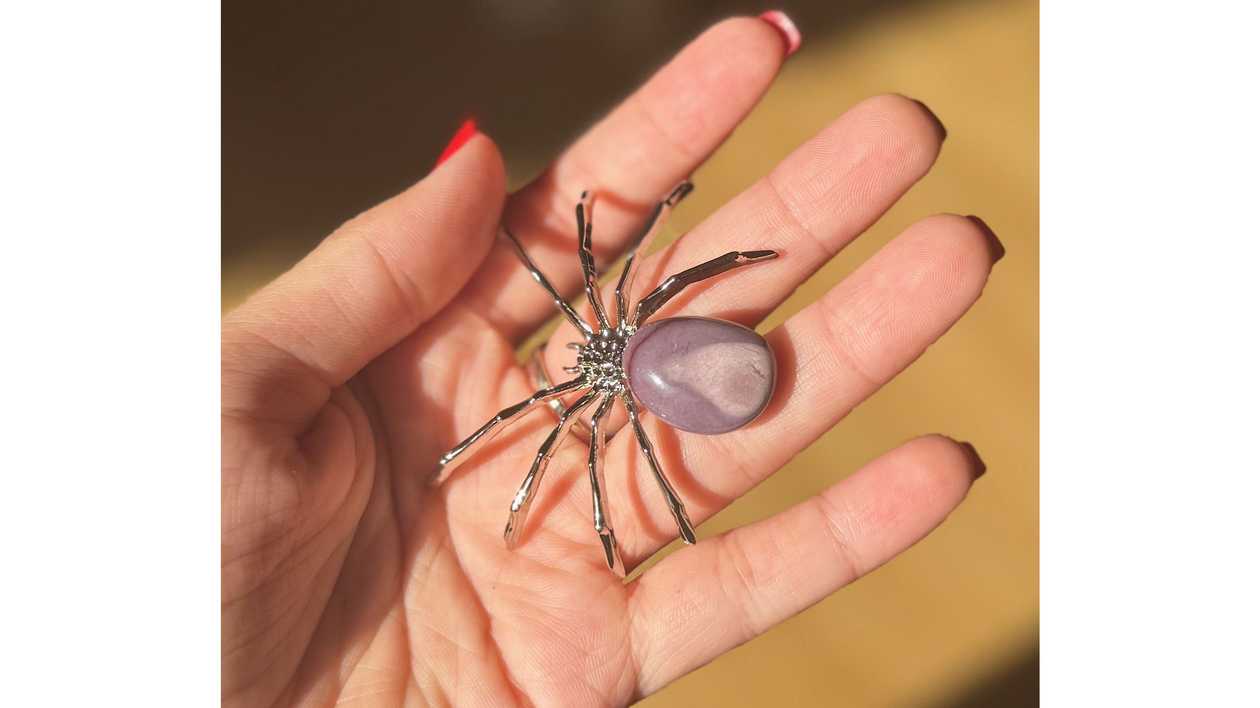 🕷️Nightfall Mookaite Crawler💜