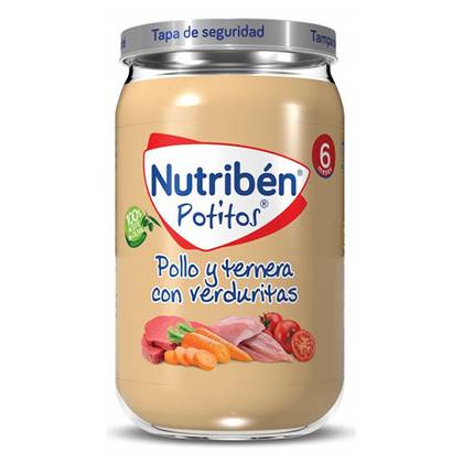 Nutriben - Beef and Chicken Dinner with Vegetables /6m+/ 235g 3274