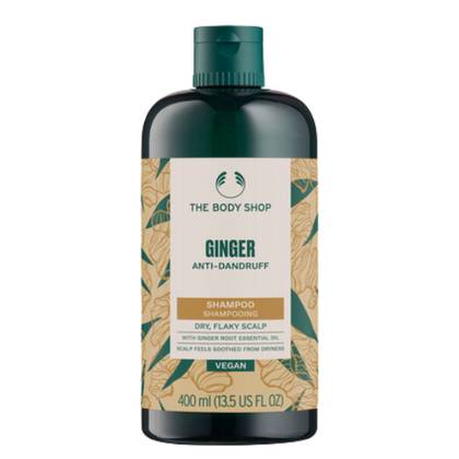 The Body Shop Ginger Anti-Dandruff Shampoo for Dry/Brittle Hair 400ml 33589/42550
