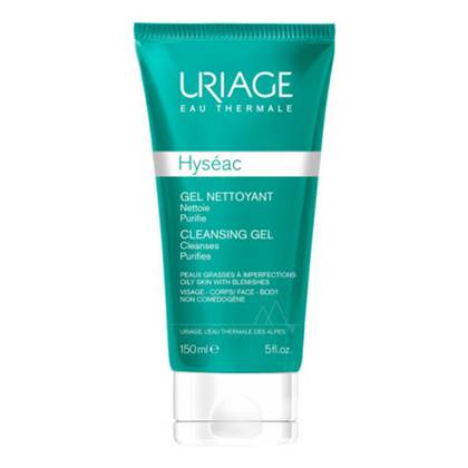 Uriage Hyseac Cleansing Gel Face/Body Combination/Oily Skin 150ml 0973/9983