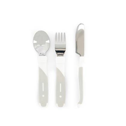 Twistshake - Learning Spoon/Knife/Fork Stainless Steel White /12m+/ 2179