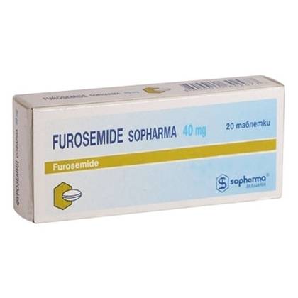 Furosemide 40mg Tablets, 20 Count