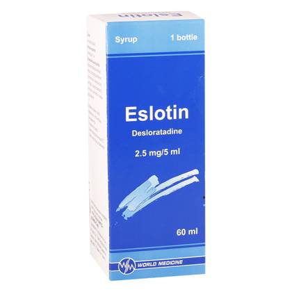 Eslotin Syrup 2.5mg/5ml 60ml Bottle #1