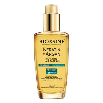 Bioxsine Keratin & Argan Restorative Hair Oil for All Hair Types 150ml