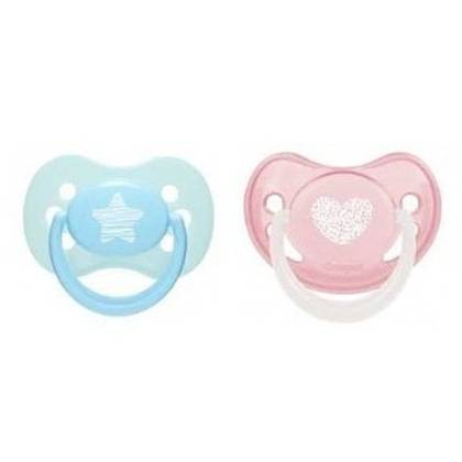 Canpol Babies Silicone Orthodontic Pacifier 6-18m Pastel