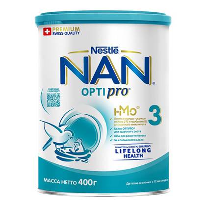 Nestle NAN 3 Growing Up Milk (12+ months) 400g