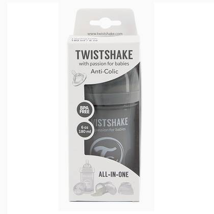 Twistshake Anti-Colic Baby Bottle Grey 180ml 2544
