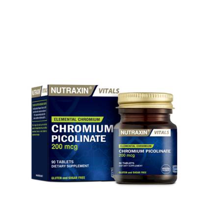 Nutraxin Chromium Picolinate 200mcg Tablets #90