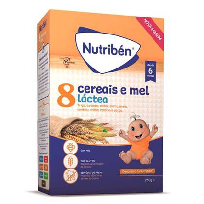 Nutriben - Milk Cereal 8 Grains with Honey /6m+/ 250g 8941
