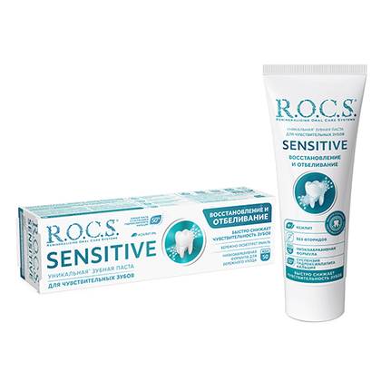 R.O.C.S. Sensitive Recovery and Whitening Toothpaste, 94g 2962