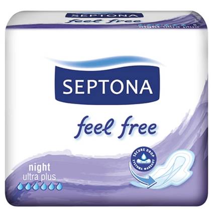 Septona - Women's Sanitary Napkins Night /6pcs/ 2311-0033 #8