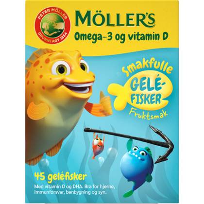 Möller's Omega-3 Fruit Jelly Chewable Pastilles #45