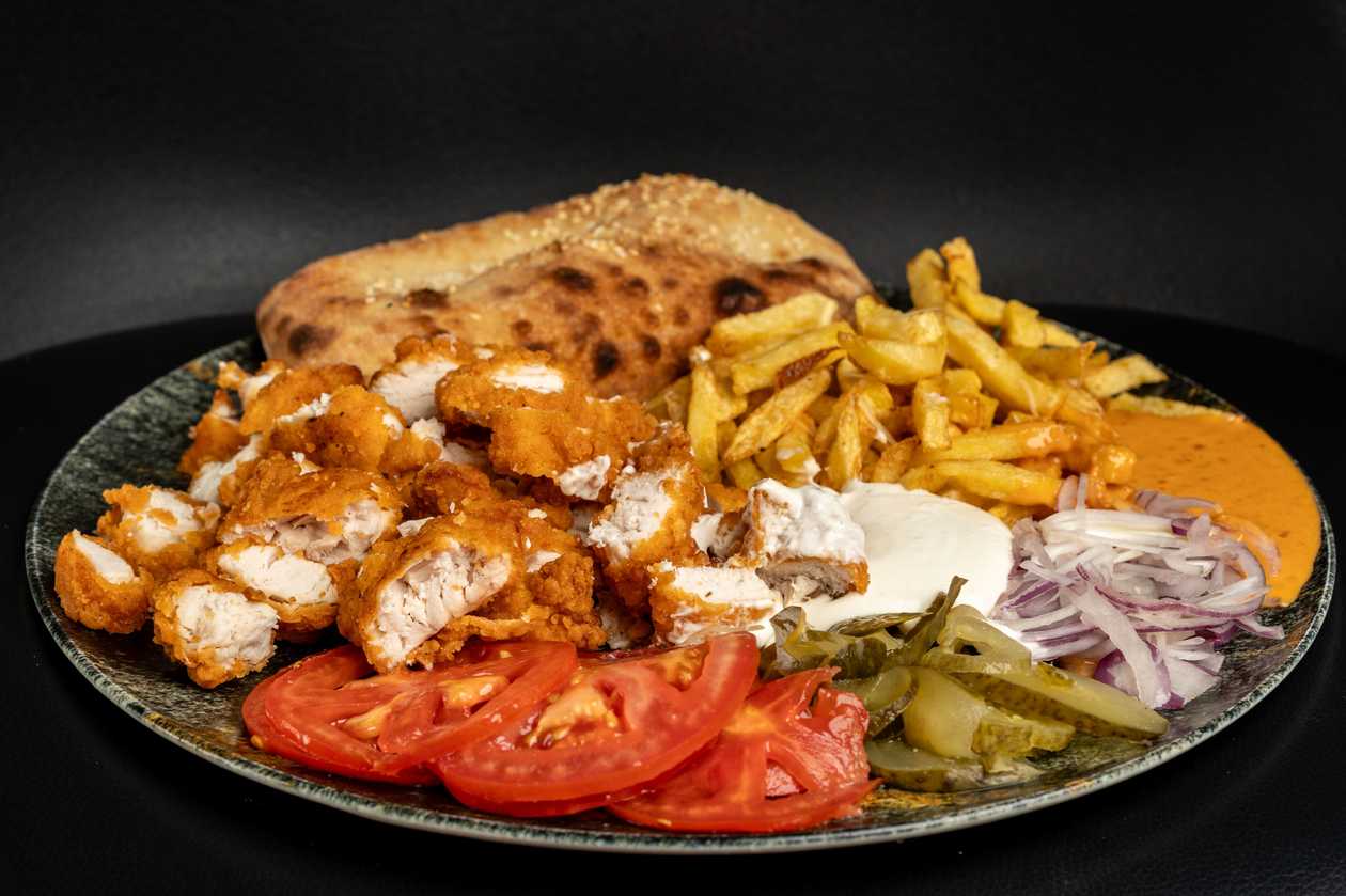 Crispy Shawarma Plate