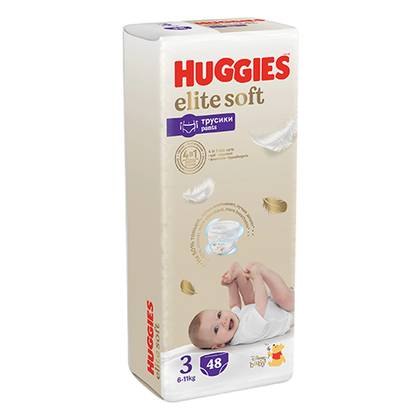 Huggies Elite Soft - Pants Mega Size 3 /6-11kg/ 9293/1018 #48