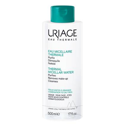 Uriage Micellar Water for Combination Skin Face/Décolleté/Eyes (No Rinse) 500ml