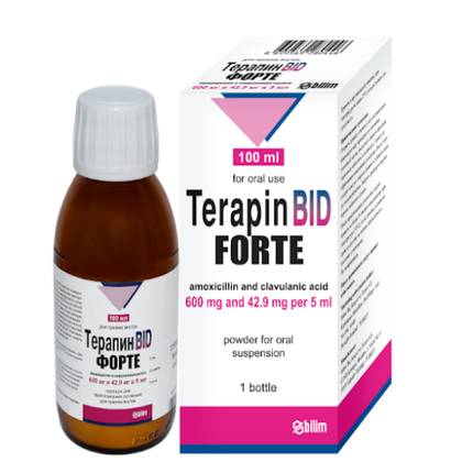 Therapin BID Forte Powder for Suspension 642.9mg/5ml 100ml Bottle #1