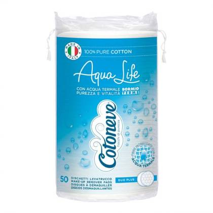 Cotonete Cotton Pads Oval Aqua Light 4860 #50