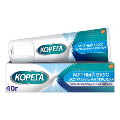 Corega Denture Adhesive Cream Extra Strong Menthol Flavor 40g 3924/2736 #1