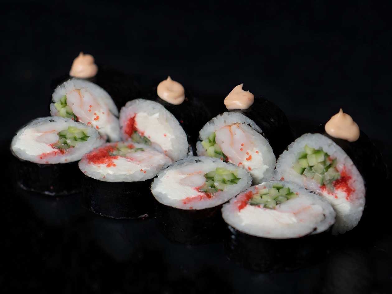 Futomaki with Shrimp (8 pieces)