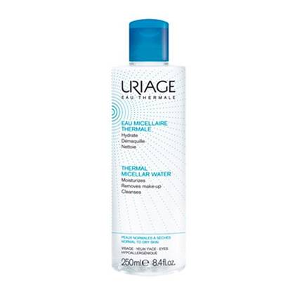 Uriage Micellar Water for Face/Décolleté/Eyes, No-Rinse, Normal Skin, 250ml