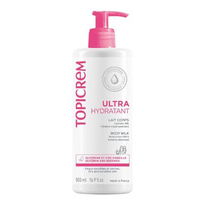 Topicrem Ultra-Moisturizing Body Milk for Dry/Sensitive Skin 500ml