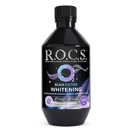 R.O.C.S. Whitening Mouthwash "Black Edition" 250ml