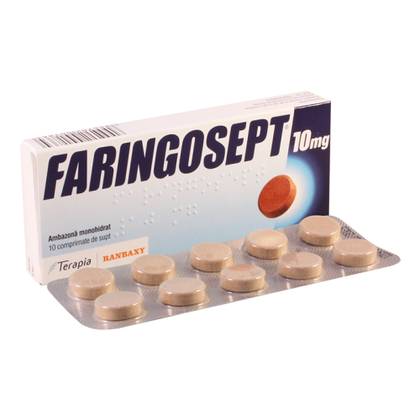 Pharyngosept Chocolate 10mg Lozenges #10