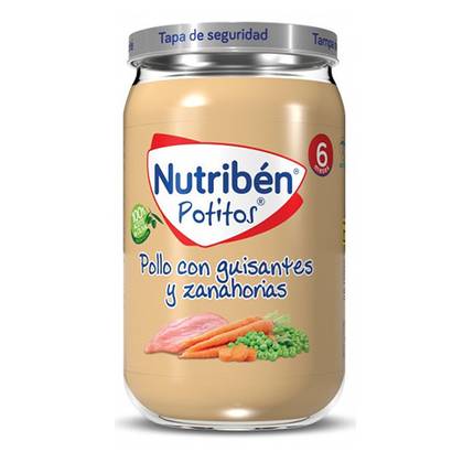 Nutriben - Chicken, Carrot & Pea Meal, Gluten-Free /6m+/ 235g