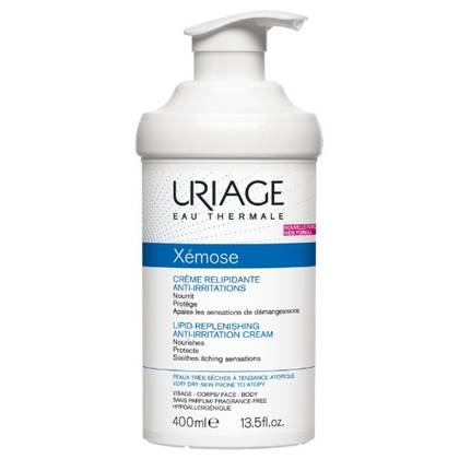 Uriage Xémose Lipid-Replenishing Anti-Irritation Cream Face & Body - Atopy-Prone Skin 400ml