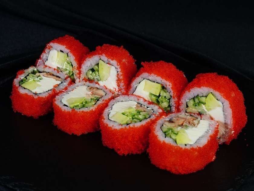 California with Eel (8 pieces)