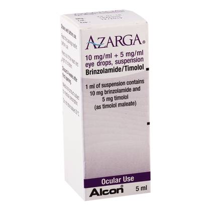Azarga Eye Drops (10mg+5mg)/1ml 5ml Bottle #1