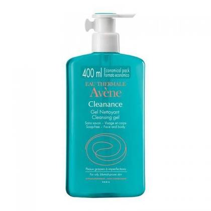 Avene Cleanance Cleansing Gel for Face and Body, for Oily, Problematic Skin, 400ml