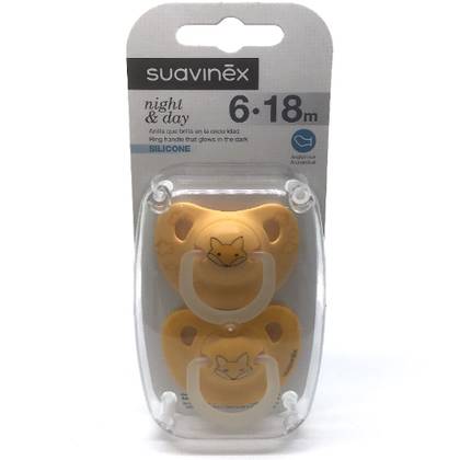 Suavinex - Anatomical Silicone Night Pacifier /6-18 months/ 4521 #2