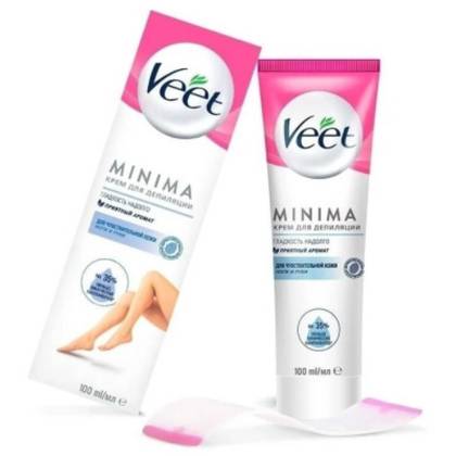 Veet Depilatory Cream for Sensitive Skin 100ml 2498/0137