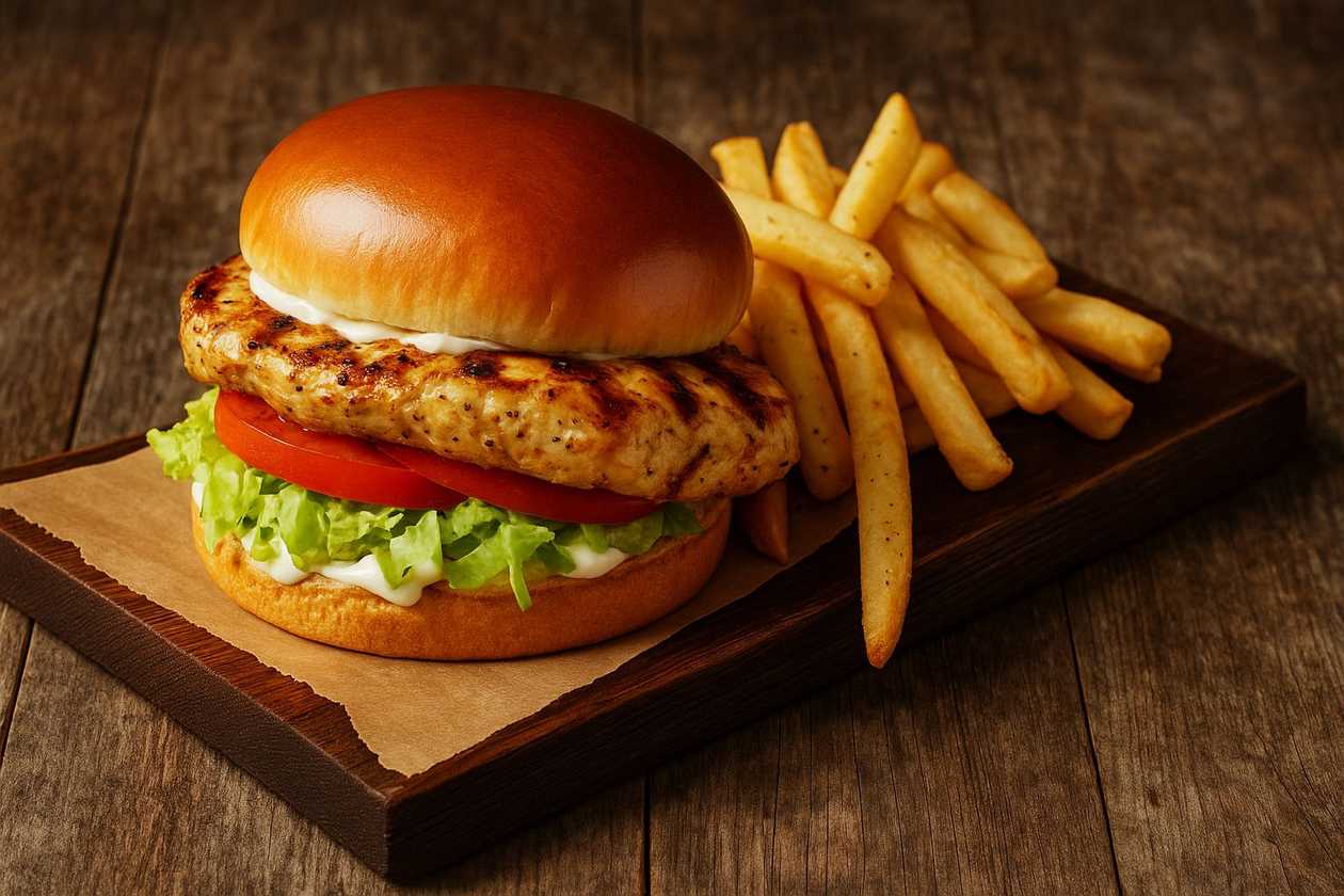 Grilled Chicken Burger