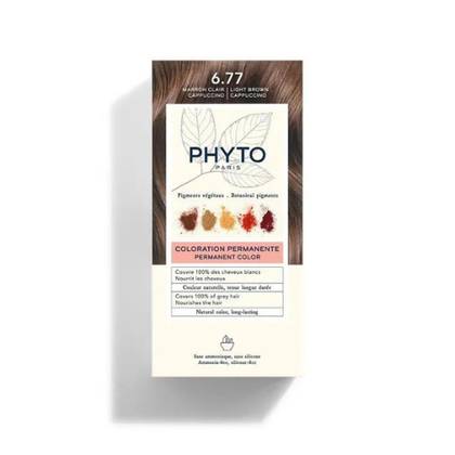 Phyto Color Hair Dye N6.77 Light Brown (Cappuccino) 9690/0969/2389