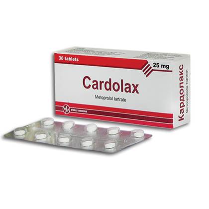 Cardiolax 25mg Tablets #30