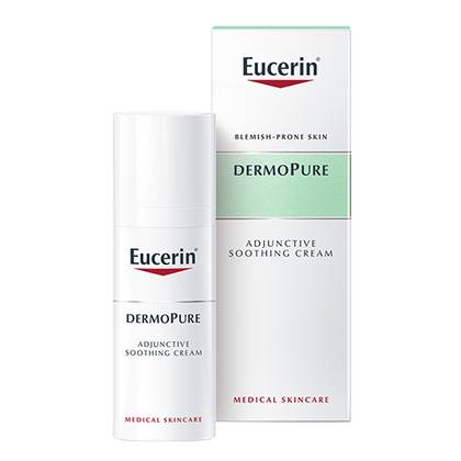 Eucerin DermoPurifyer Adjunctive Soothing Cream 50ml for Blemish-Prone Skin
