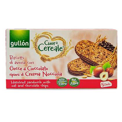 Gullon Cereal Biscuits with Chocolate Cream 220g