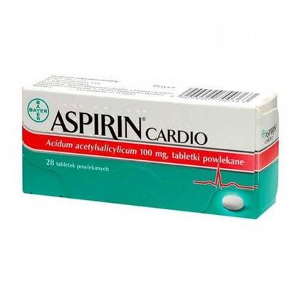 Aspirin Cardio 100mg Tablets #28