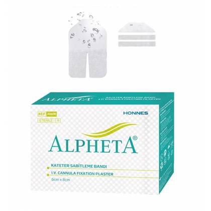 Leuco Venous Catheter Fixation ALPHETA Sterile, 6cmX8cm C6608 #1