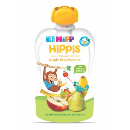 HiPP - Apple, Pear, Banana Pouch /4mo+/ 100g 8520-01/8520-02