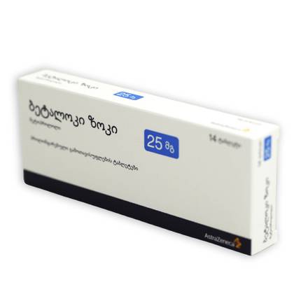 Betaloc Zok 25mg Tablets #14