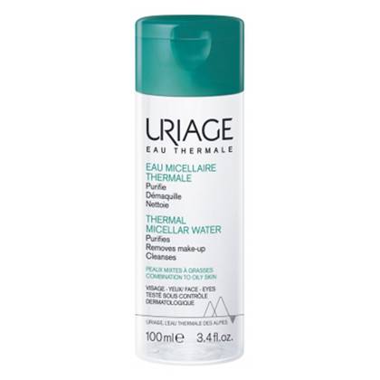 Uriage Micellar Water for Combination Skin Face/Neck/Eyes - No Rinse - 100ml