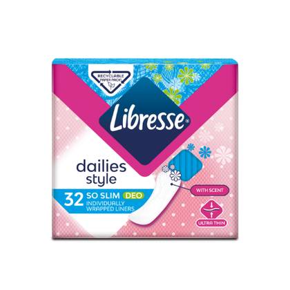 Libresse Slim Scented Panty Liners /0.5 Drop/ 5099 #32