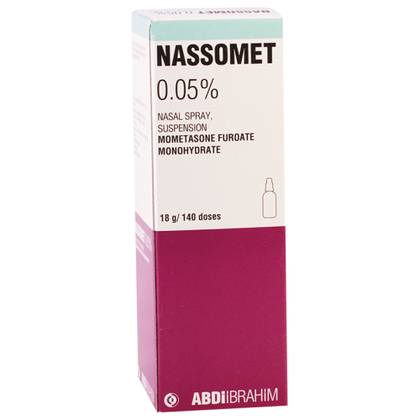 Nasomet Nasal Spray 50mcg/1 dose 18g/140 doses Bottle #1