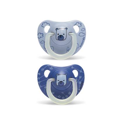 Suavinex - Blue Night Anatomical Silicone Pacifier /6-18m/ 4521 #2