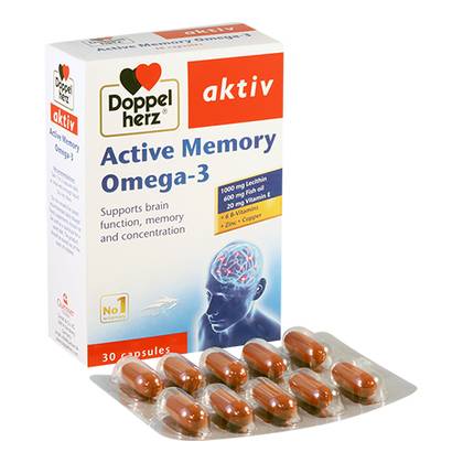 Doppel Herz Active Memory Omega-3 Capsules #30