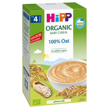Hipp Organic Milk-Free Oatmeal Porridge /4mo+/ 200g 3017-03/30401/0792