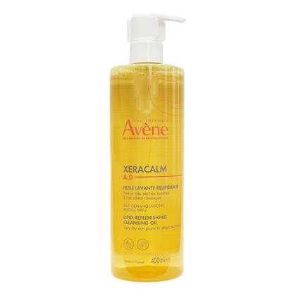Avene XeraCalm A.D Lipid-Replenishing Cleansing Oil for Face and Body, Atopic-Prone, Itch-Prone Skin, 400ml
